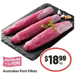 IGA Australian Pork Fillets offer