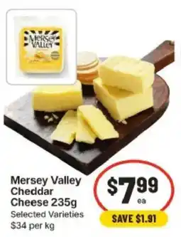 IGA Mersey Valley Cheddar Cheese offer