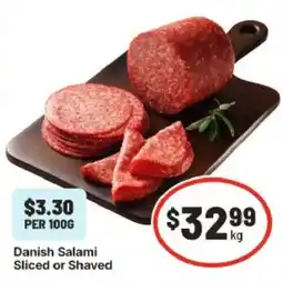 IGA Danish Salami offer