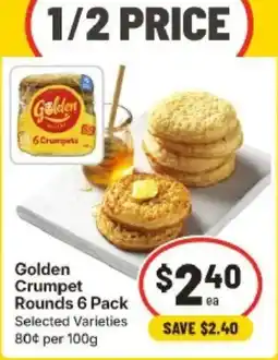 IGA Golden Crumpet Rounds offer