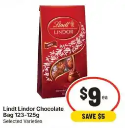 IGA Lindt Lindor Chocolate offer