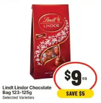 IGA Lindt Lindor Chocolate offer