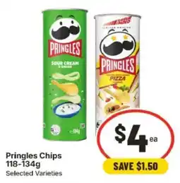 IGA Pringles Chips Selected Varieties offer