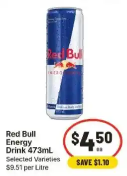 IGA Red Bull Energy Drink offer