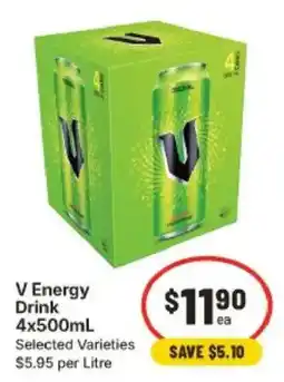 IGA V Energy Drink offer