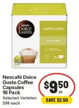 IGA Nescafe Dolce Gusto Coffee Capsules offer