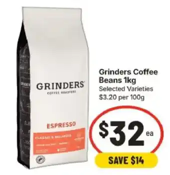 IGA Grinders Coffee Beans offer