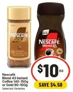 IGA Nescafe Blend 43 Instant Coffee offer