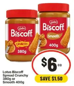 IGA Lotus Biscoff Spread offer