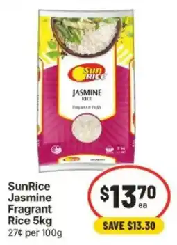 IGA SunRice Jasmine Fragrant Rice offer