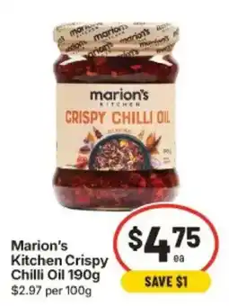 IGA Marion's Kitchen Crispy Chilli Oil offer