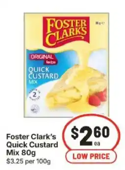 IGA Foster Clark's Quick Custard Mix offer