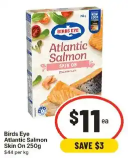 IGA Birds Eye Atlantic Salmon Skin On offer