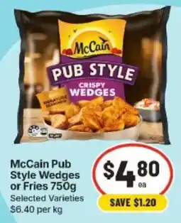 IGA McCain Pub Style Wedges offer