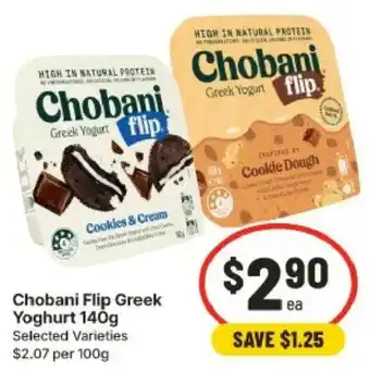 IGA Chobani Flip Greek Yoghurt offer