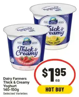IGA Dairy Farmers Thick & Creamy Yoghurt offer