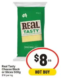 IGA Real Tasty Cheese Block offer