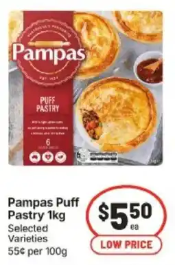 IGA Pampas Puff Pastry offer