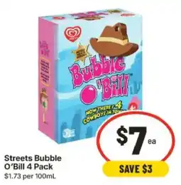 IGA Streets Bubble O'Bill offer