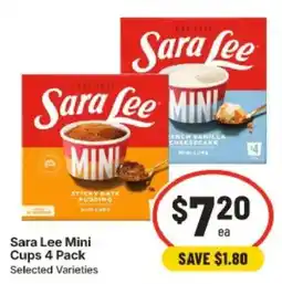 IGA Sara Lee Mini Cups offer