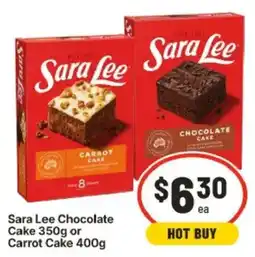 IGA Sara Lee Chocolate Cake offer