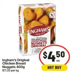 IGA Ingham's Original Chicken Breast Nuggets offer