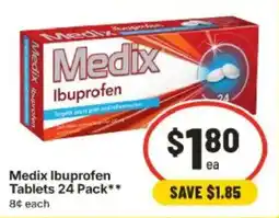 IGA Medix Ibuprofen Tablets offer