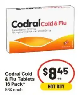 IGA Codral Cold & Flu Tablets offer