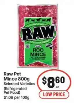 IGA Raw Pet Mince offer