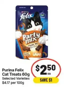 IGA Purina Felix Cat Treats offer