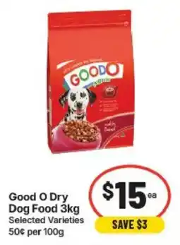 IGA Good O Dry Dog Food offer