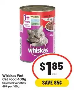 IGA Whiskas Wet Cat Food offer