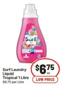 IGA Surf Laundry Liquid Tropical offer