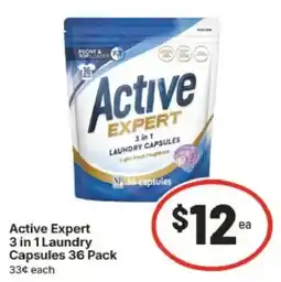 IGA Active Expert 3 in 1 Laundry Capsules offer