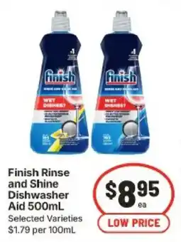 IGA Finish Rinse and Shine Dishwasher Aid offer