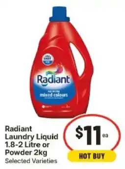 IGA Radiant Laundry Liquid offer