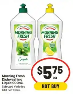 IGA Morning Fresh Dishwashing Liquid offer