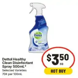 IGA Dettol Healthy Clean Disinfectant Spray offer