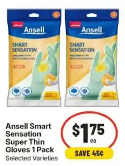 IGA Ansell Smart Sensation Super Thin Gloves offer