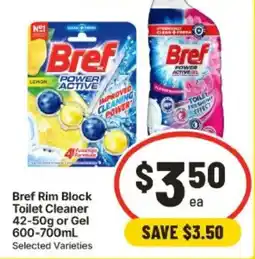 IGA Bref Rim Block Toilet Cleaner offer