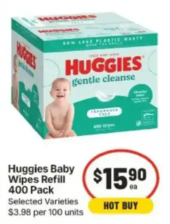IGA Huggies Baby Wipes Refill offer