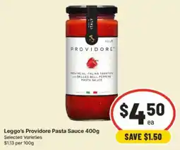 IGA Leggo's Providore Pasta Sauce offer