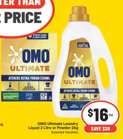 IGA OMO Ultimate Laundry Liquid or Powder offer