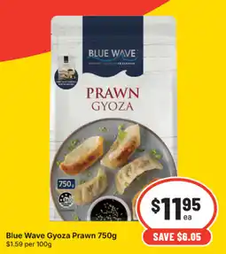 IGA Blue Wave Gyoza Prawn offer