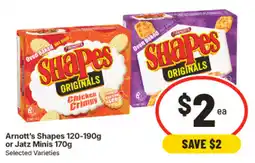 IGA Arnott's Shapes Originals offer