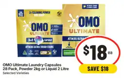 IGA OMO Ultimate Laundry Capsules offer