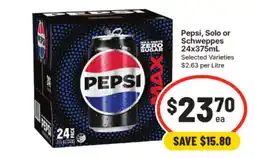 IGA Pepsi Max Zero Sugar offer
