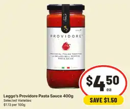 IGA Leggo's Providore Pasta Sauce offer