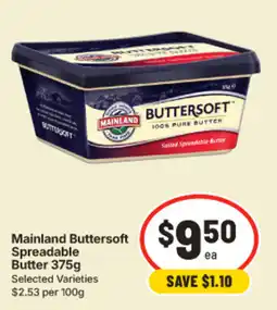 IGA Mainland Buttersoft Spreadable Butter offer