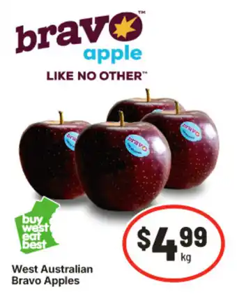 IGA West Australian Bravo Apples offer